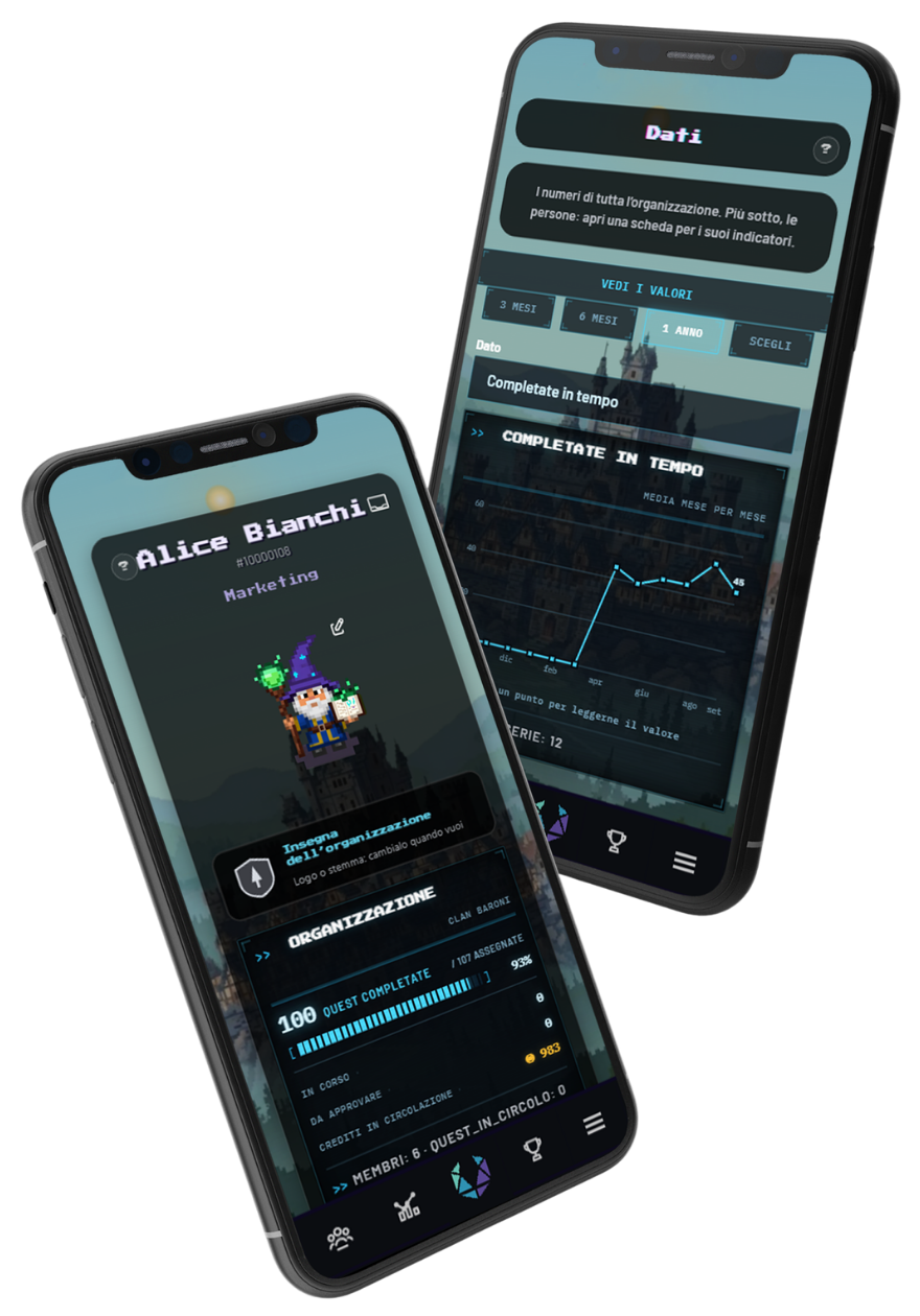 Achivia — schermate dell'app